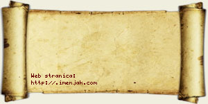 Jelisaveta Kovačev vizit kartica